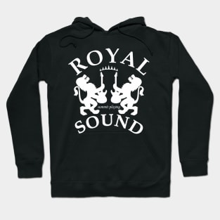 Royal Sound (white print) Hoodie